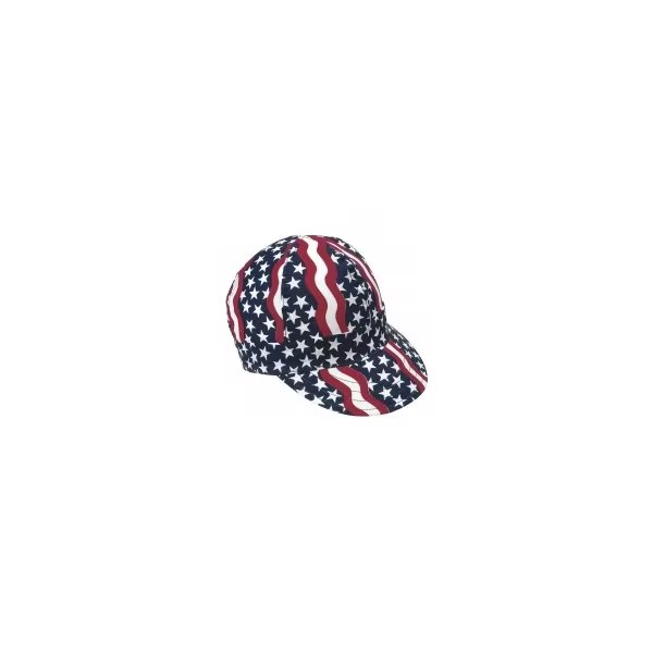 Kromer Welder Cap, Cotton, 1Size, Americana(3Pk), Mutual Industries, Mfr#: M7350-0-0
